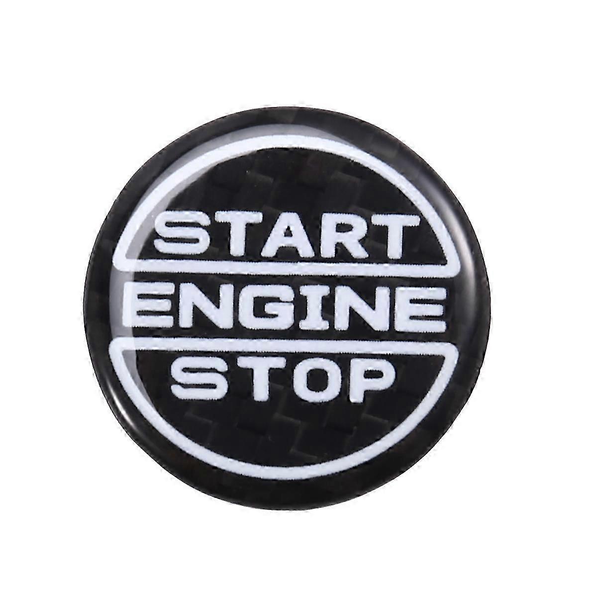 Car Start Engine Stop Button Button Panel Interior Trim compatible for