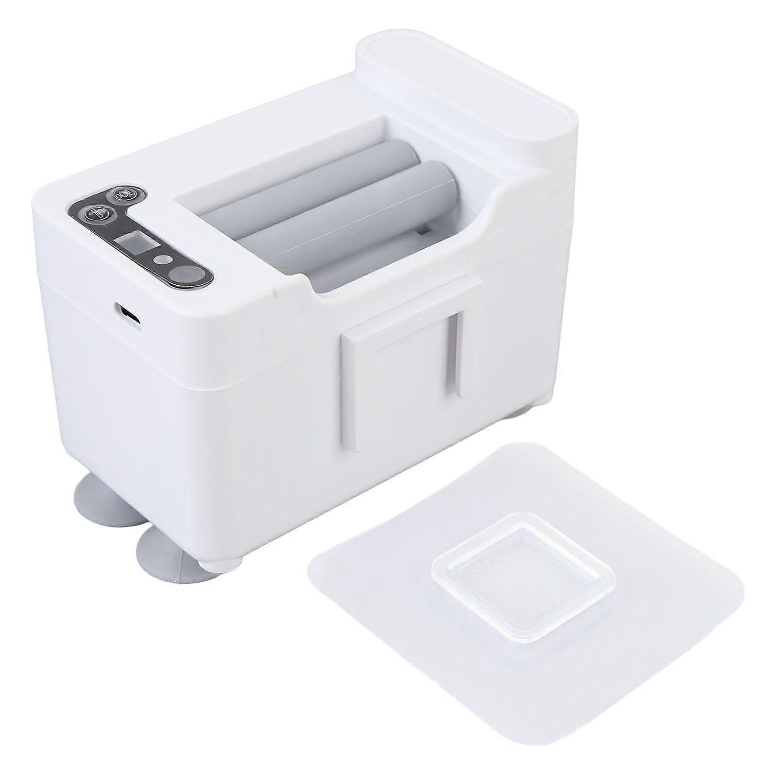 Smart Automatic Toothpaste Dispenser Wall Mounted 3 Level Touchless Electric Toothpaste Squeezer White