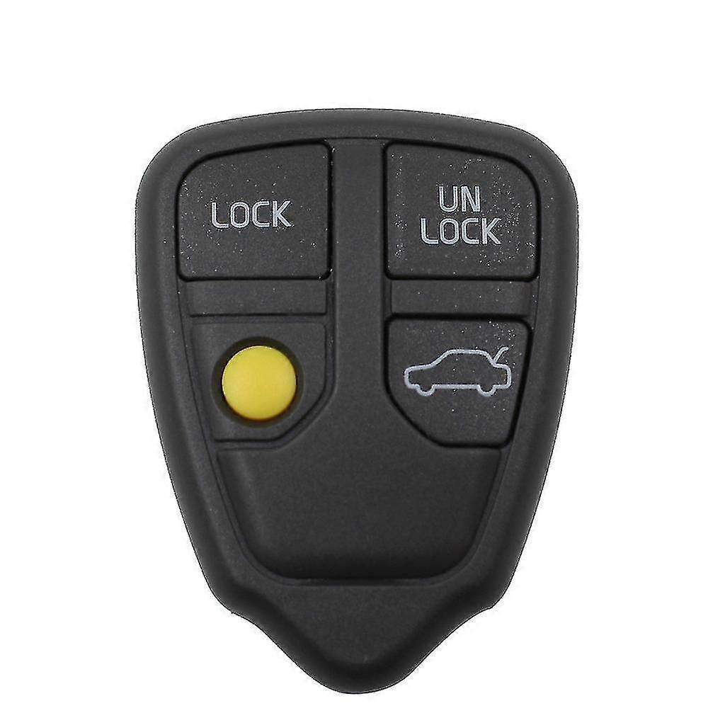 Coque de clé télécommande de remplacement à 4 boutons pour Volvo-Yvan