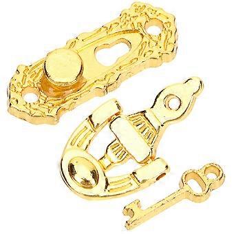 1 Set Mini Casa Porta Acessórios Tiny House Fechadura Chave Porta Knocker Letter Box