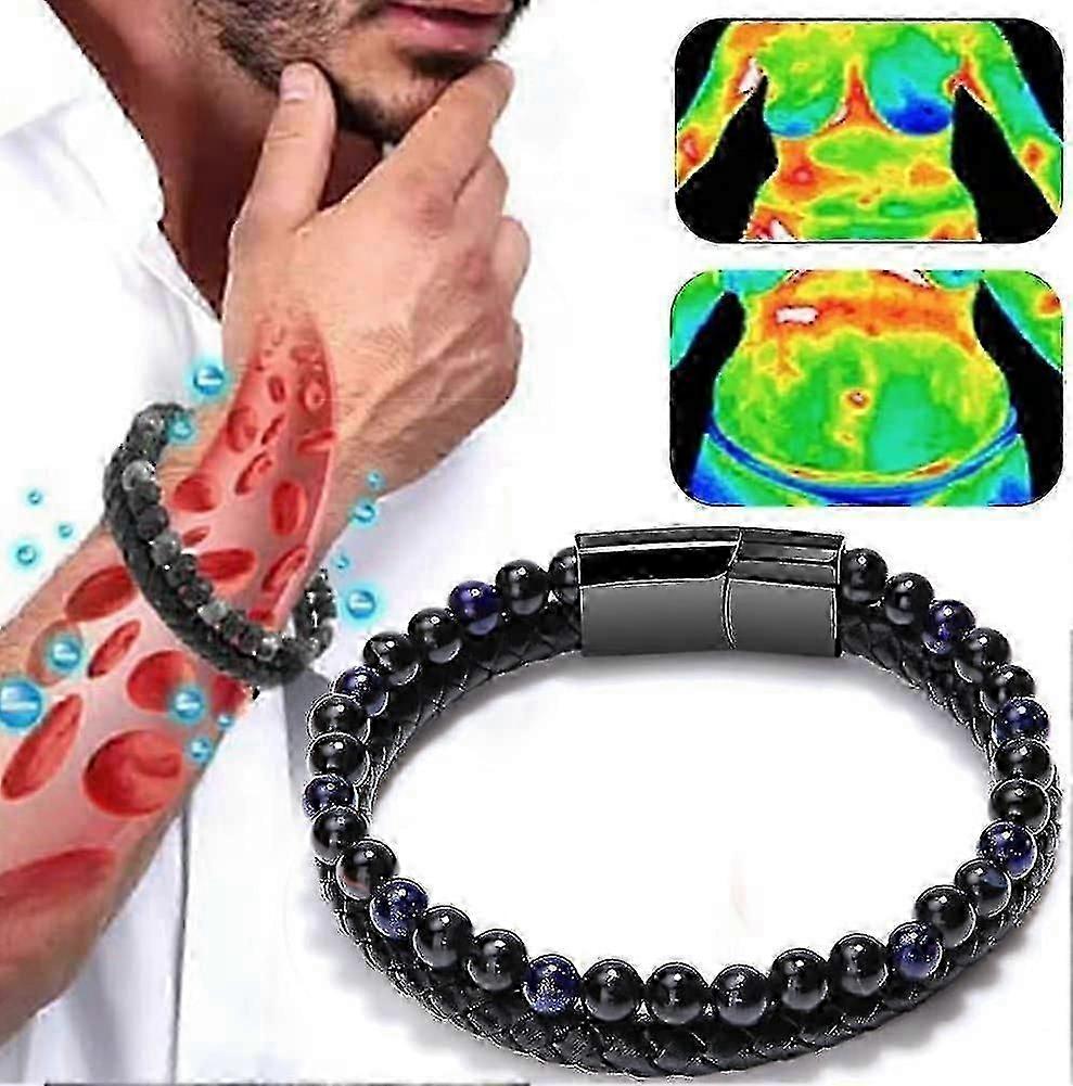 Humanic+pro Maxhematie Beaded , Titaniumion Therapy Bangle Maxhematie Beaded -CHW