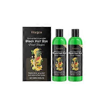 Hoegoa Fruit Vinegar Black Ab Hair Care Product Is A Long-Lasting Moisturizing And Nourishing Plant Extract Hair Care, Smooth And Coloring Hair Care P