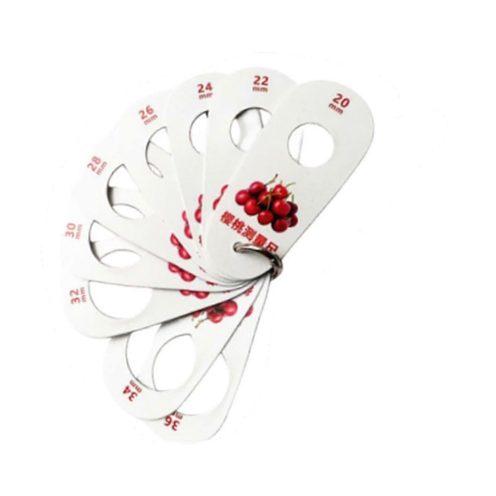 Fruit Diameter Caliper Set - PP Material Measuring Tool for Fresh Fruit Sizing & Grading