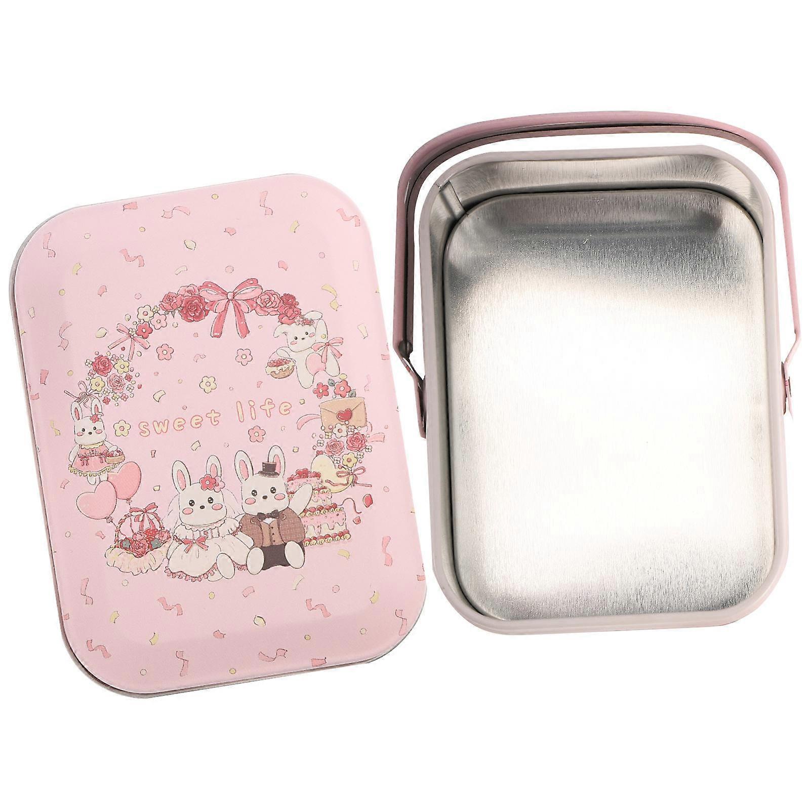 Decorative Storage Box Empty Metal Box Tinplate Container Candy Storage Container