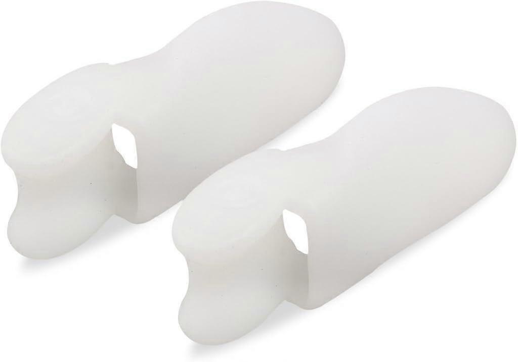 Gel Toe Separators, Bunion Spacers, Straightener Corrector for Alignment (One Pair)