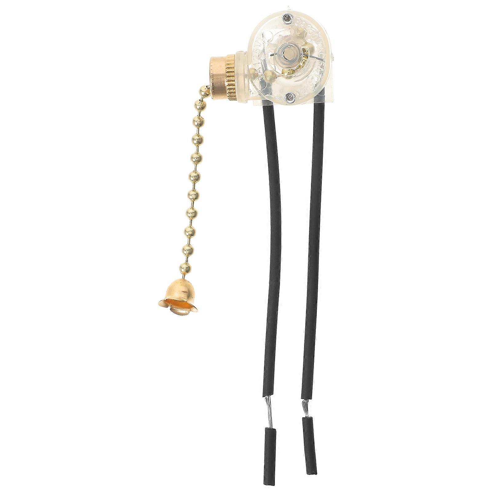 Ceiling Fan Light Lamp Replacement Switch Pull Chain 3 Lighting Accessories (Random Style)