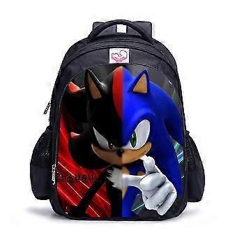 Kid Sonic Jungen Mädchen Rucksack Schule Rucksack Schultasche Geschenk