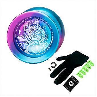 LESHARE Professional Responsive Yo-Yo Magic Yoyo Set with Replaceable Bearings and Gloves compatible with Kids Beginners, with 5 Rope