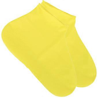 Yellow Latex Shoe Covers for Shoes Protection Non-Slip Disposable