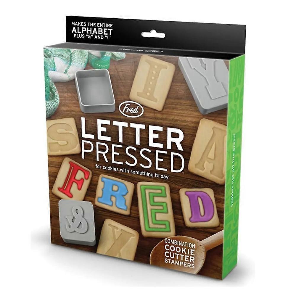 Cookie Cutter and Impression Set: Letters