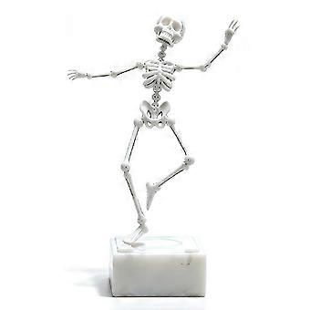 Dancing Skeleton Aquarium Ornament Water-Driven Articulated Fish Tank Decor Eco-Friendly PLA Resin