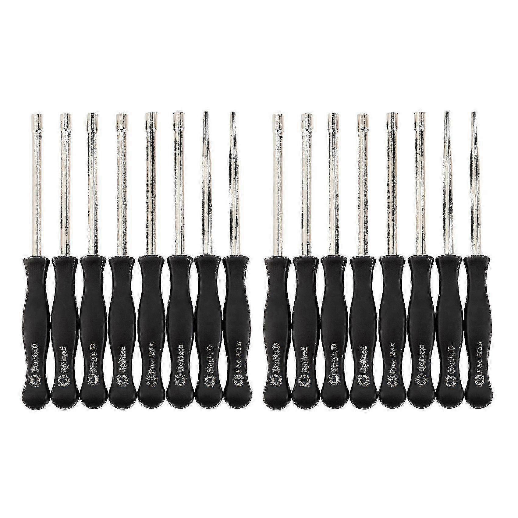 16 Pcs Screwdriver Carburetor Adjustment Tool Hex Socket Kit Set SZRH A-C