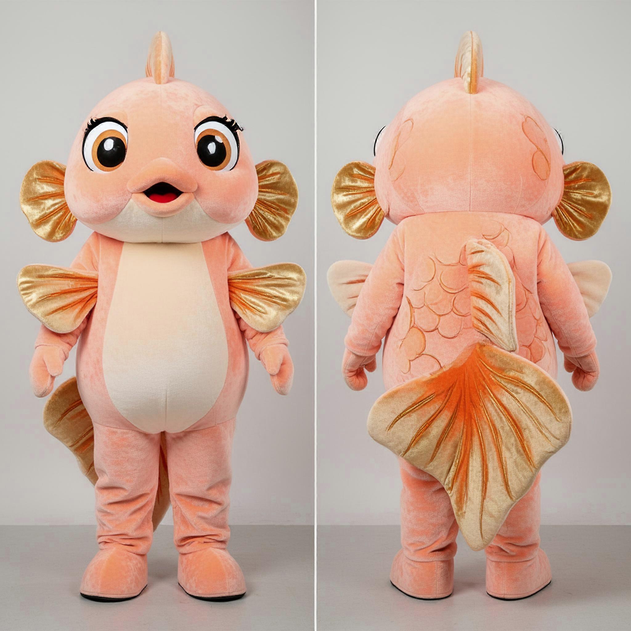MASTICOT Peach Plump Goldfish Mascot