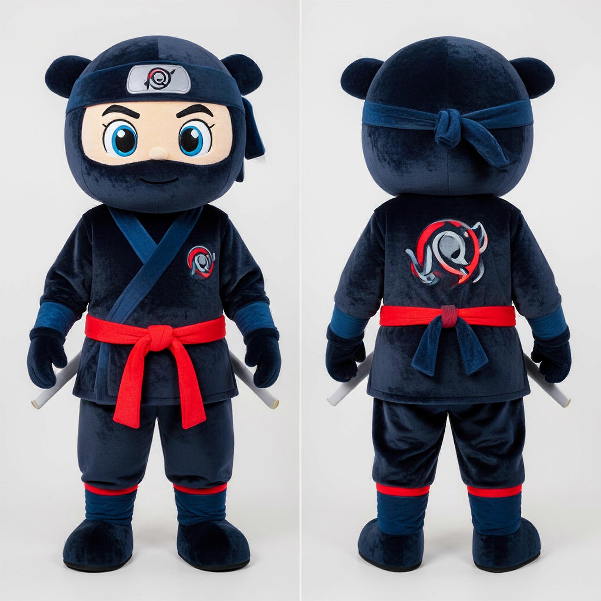 MASTICOT Navy Stealthy Ninja Mascot