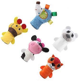 Children Finger Puppets Multi Animal Hand Puppet Educational Toy 5Pcs