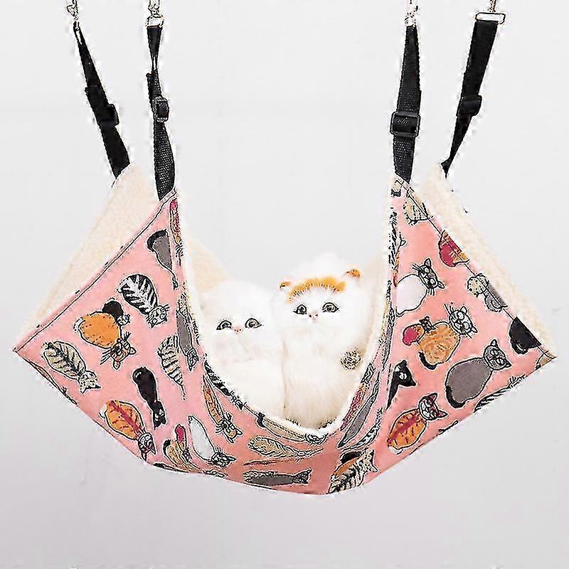 Dual-Surface Hanging Cat Hammock