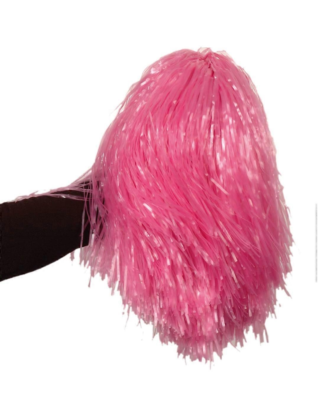 Metallic pink pompom
