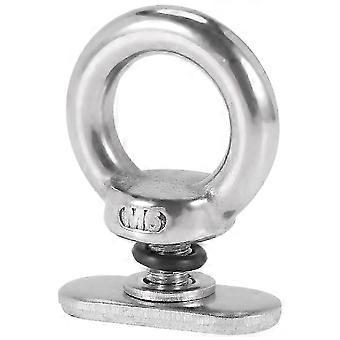 Stainless Steel Kayak Track Tie Down Eyelets 4 Pack Rail Mount for Canoe and Kayak Outfitting
