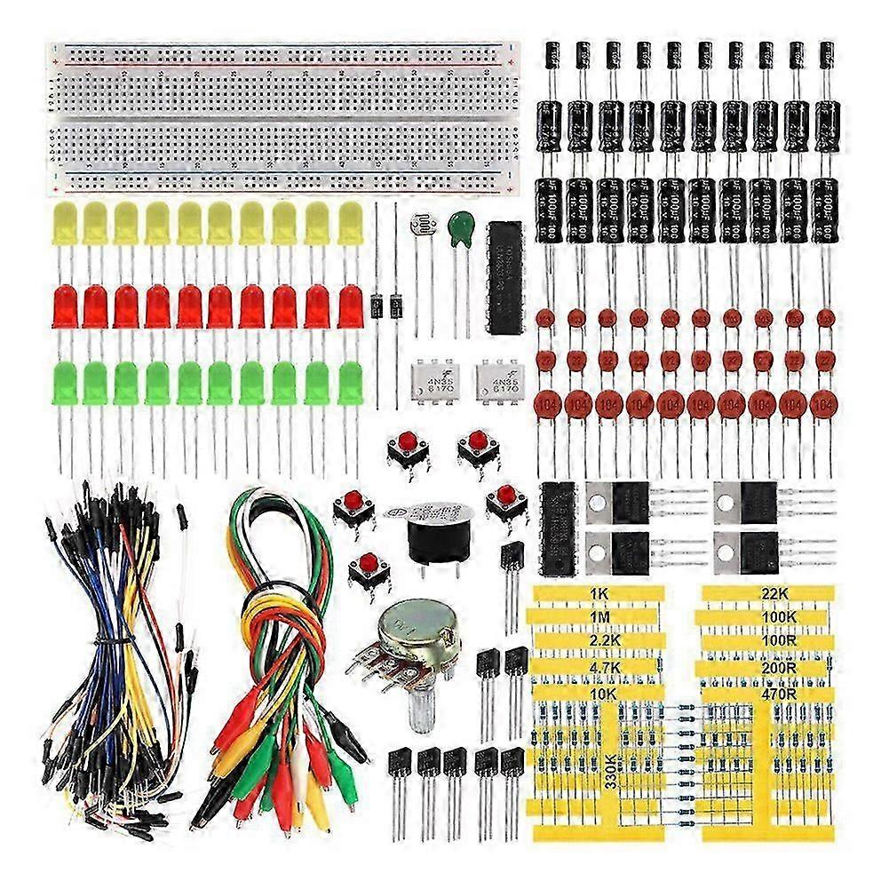 Electronics DIY Learning Kit for Arduino Basic Components for Electronics Enthusiasts-SFYGV