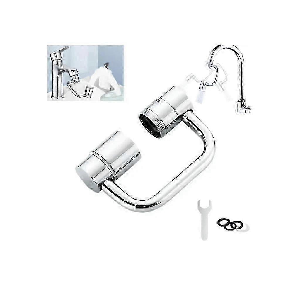 Metal Rotatable Faucet Flow Extender