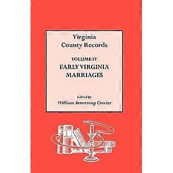 Early Virginia Marriages