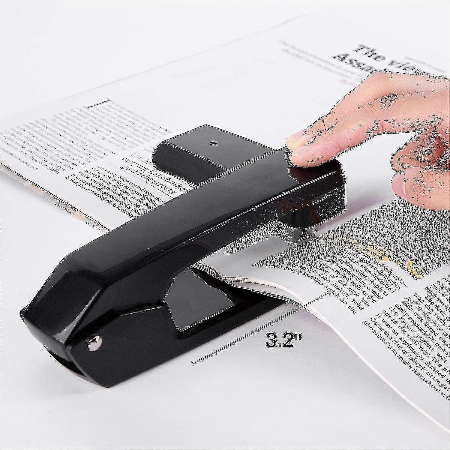 Rotating Desktop Stapler for Book Binding, 25 Sheet Swing Arm Design