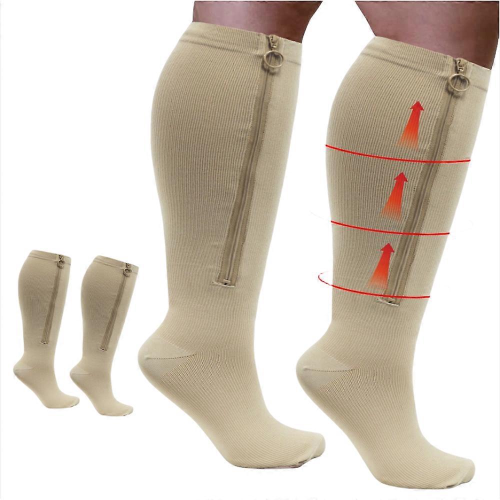 Knee-High Graduated Compression Socks Supportive Therapeutic