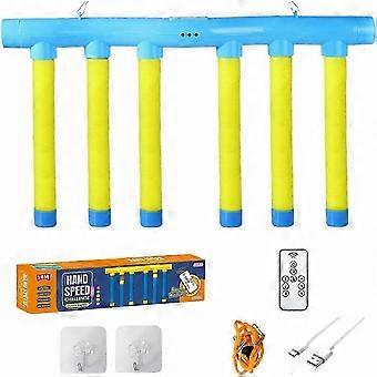 Reaction Training Toy, Hand Eye Coordination Game, Adjustable Speed Reflex Challenge, Remote Control Drop Sticks Fun_OpLa1