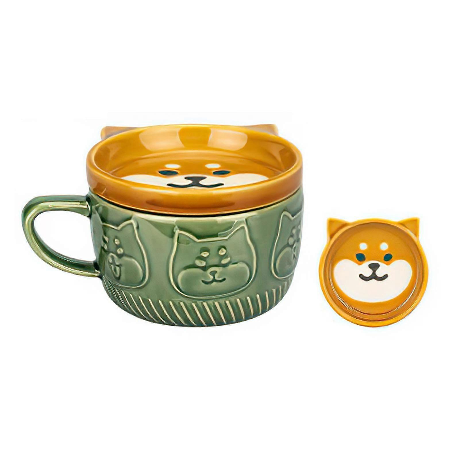 Ceramic Mug With Fitted Lid