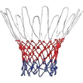 Basketball Net Home Sports Equipment - Red White And Blue Nylon - 12 Loops For Indoor And Outdoor Garden - Gym Equipment - Professional Design-af
