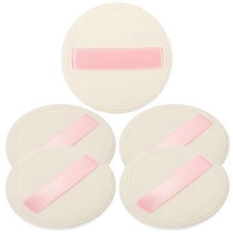 Flocking Powder Puff Pink Makeup Powder for Makeup Use 5Pcs