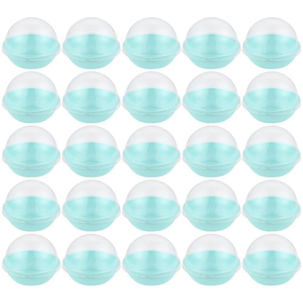 Mini Containers 100Pcs Sky-Blue Plastic with Versatile Storage Box