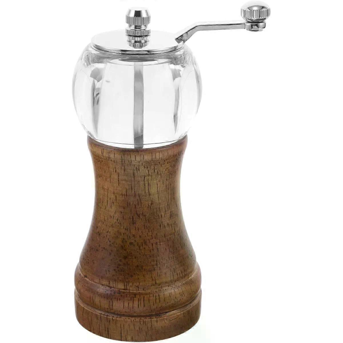 Pepper Grinder with Crank for Bbq Kitchen Table Use