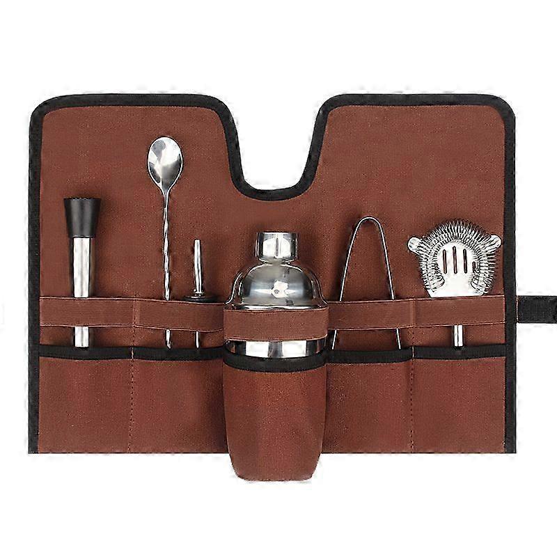 Portable Bartender Roll-Up Tote