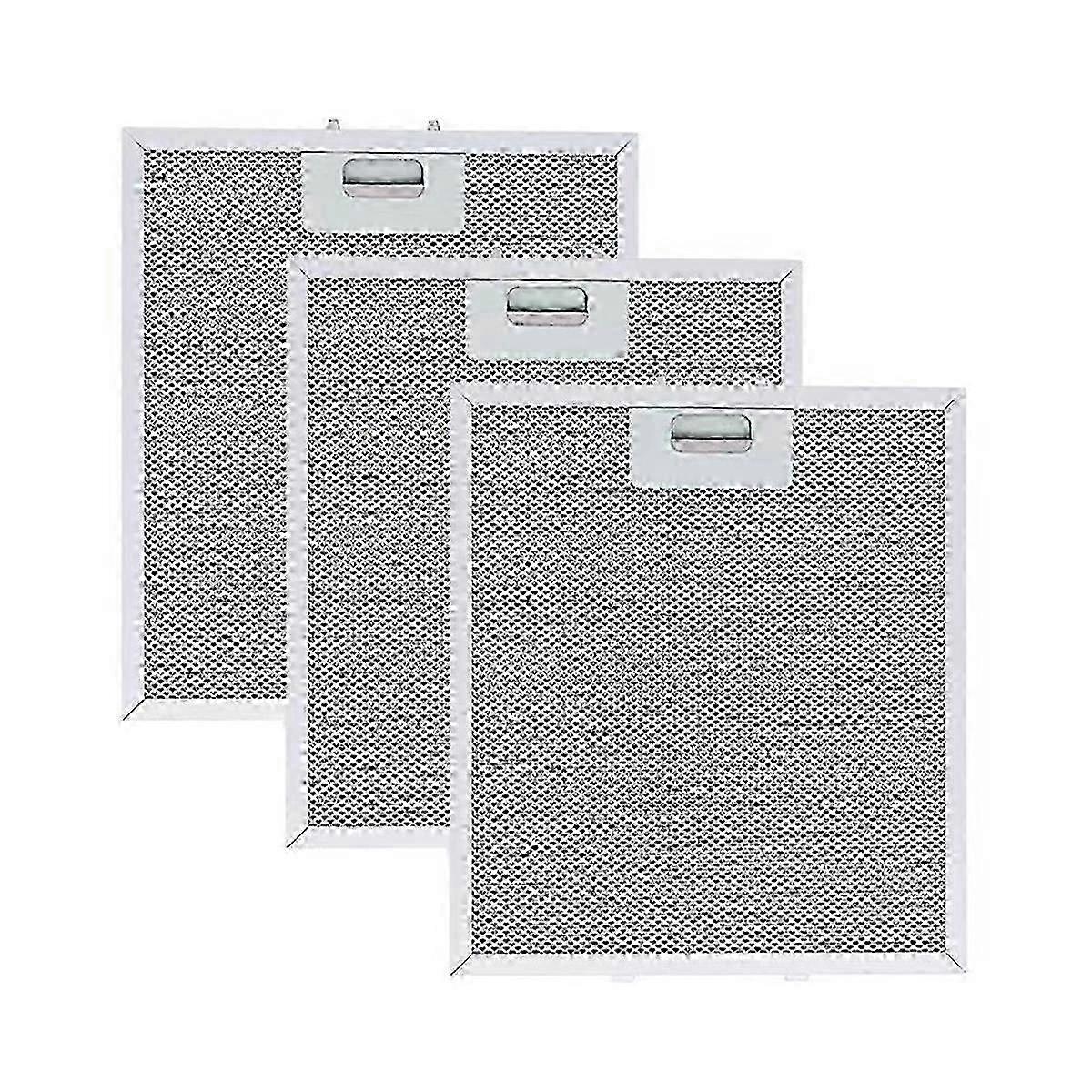 3PCS 12X10.5Inch Replacement Hood Filter compatible with KitchenAid Whirlpool