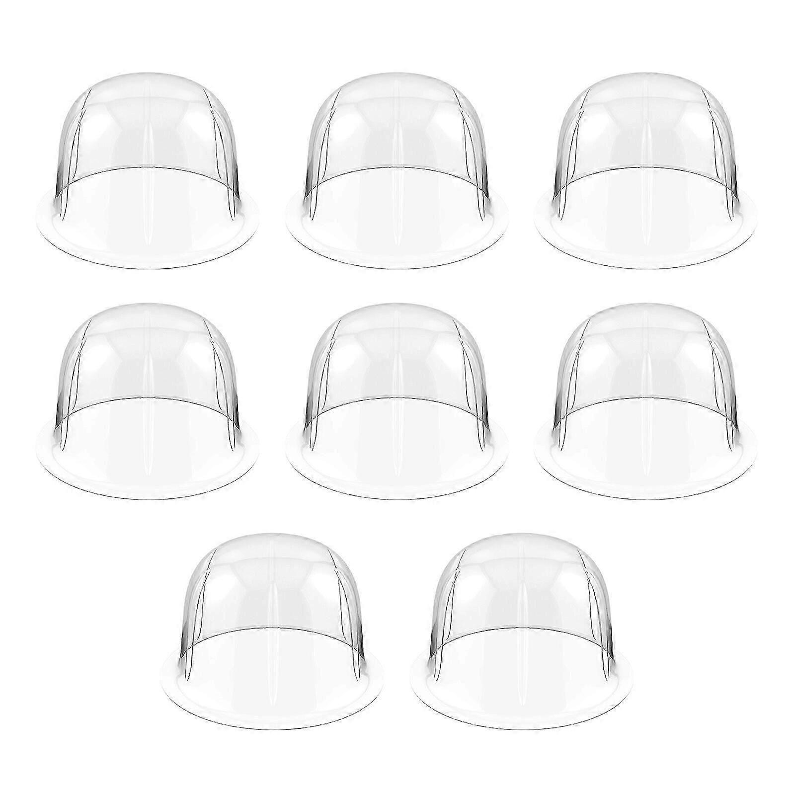 8pcs Plastic Hat Stands with Dome Shape Protector for Display IVX core