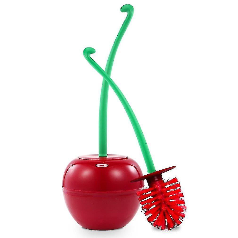 Toilet Brush And Holder Creative Cherry Shape Wc Toilet Brush Cleaning Brush For Bathroom Lavatory Long Handle Toilet Bowl Brush