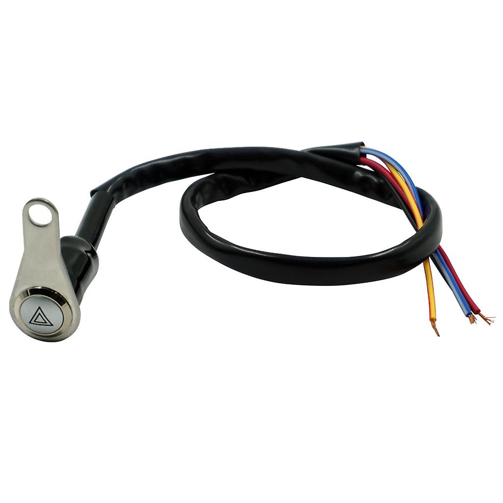 Motorbike Modification Tool Handlebar Mount Switch Push ButtonLED Indicator