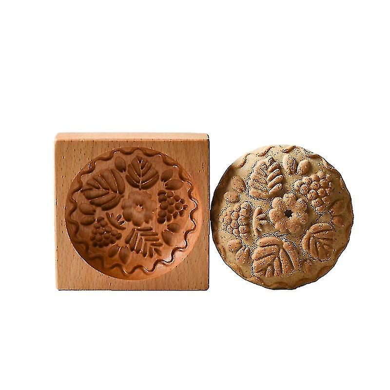 Wood Cookie Mold For Baking Cookie Mold Raspberry Cookie Cutter For Cookie Stamp