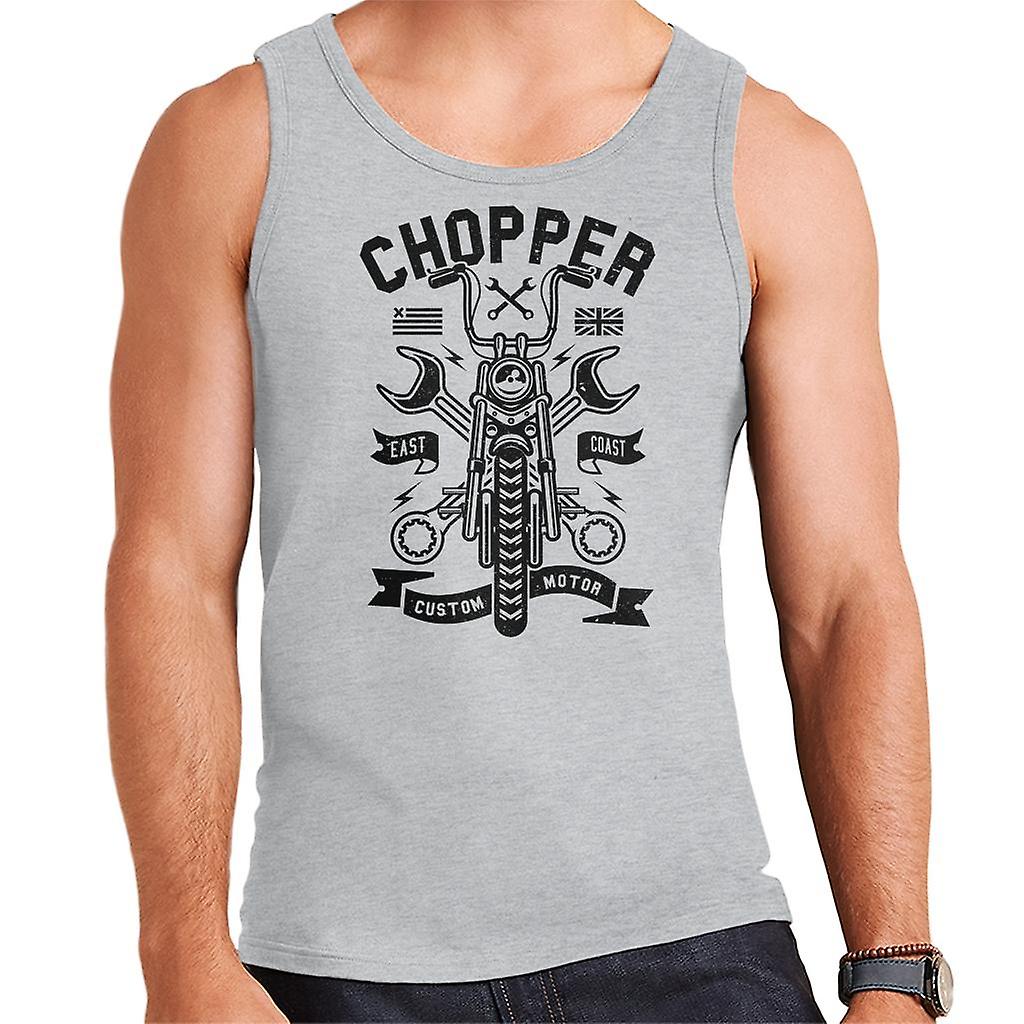 Chopper anpassade motorcykel mäns väst