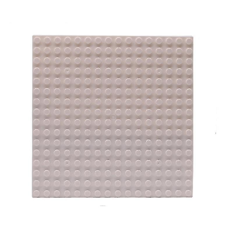 16X16 White Plastic Assembly Blocks Base Plates Figures City Classic