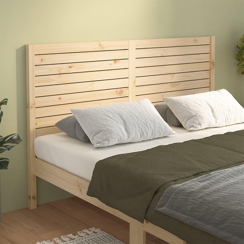 Headboard 126x4x100 cm solid pine wood