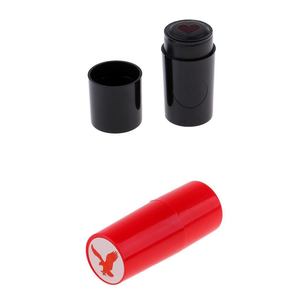 2pcs Colorfast Golf Ball Stamper Marker Impression Seal Signet Eagle