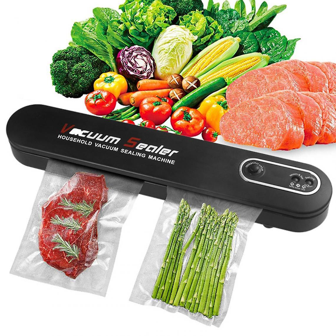 Vacuum Sealing Machine Air Sealing System For Food Storage Automatic Drying And Humidifying Vacuum Packing Machine With Bag(black)