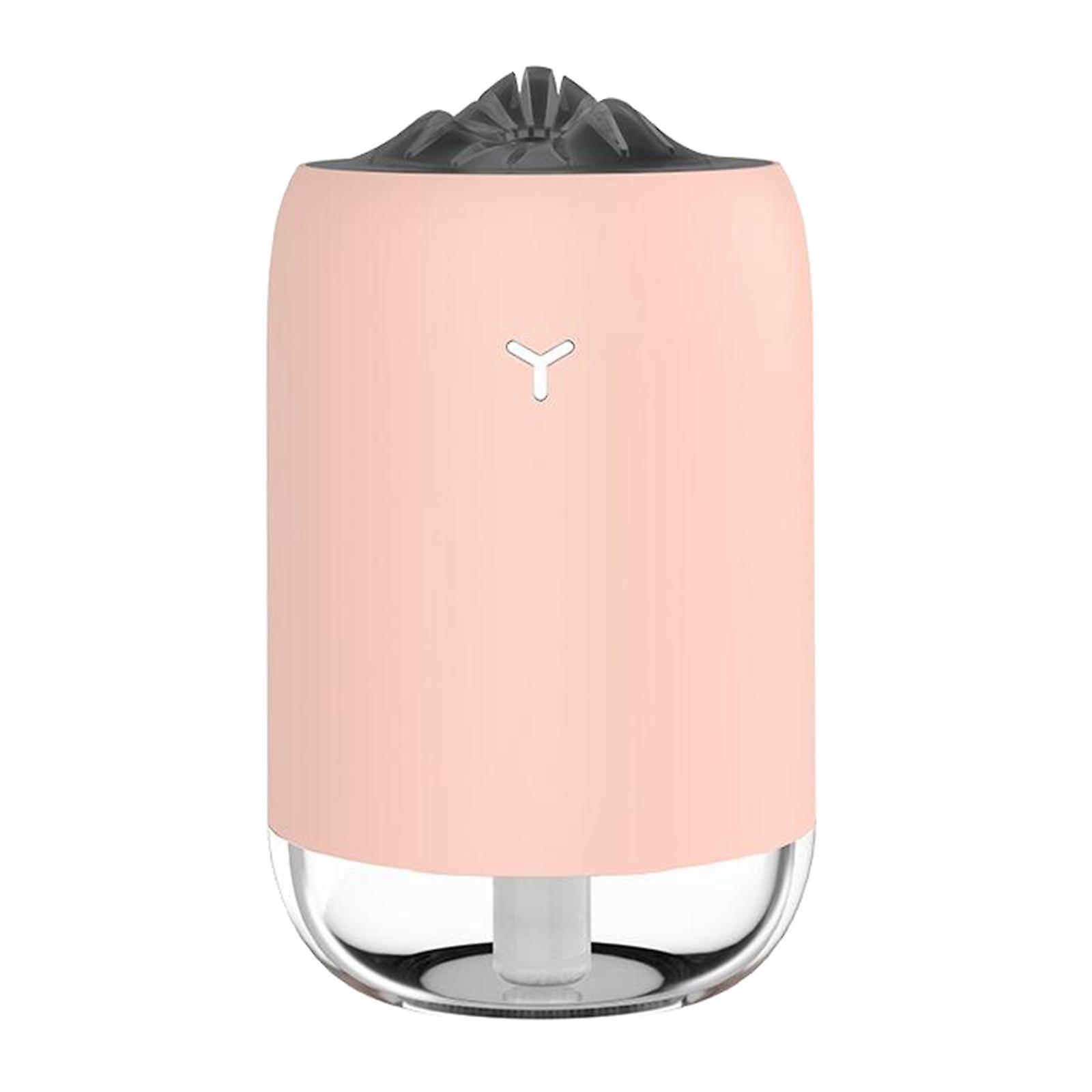 Portable Cool Mist 200/260ML Ultrasonic Humidifier Desktop Mute Personal pink B