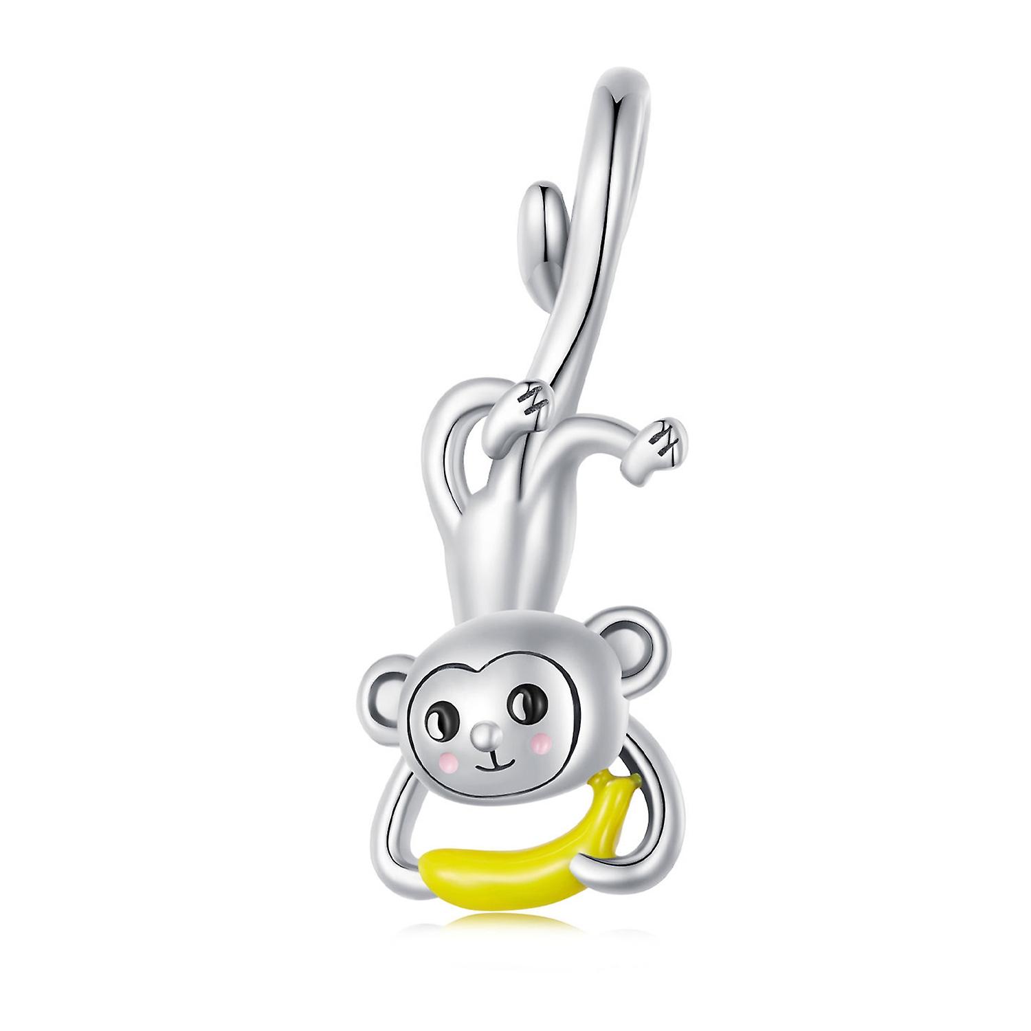 SCC2547 Cute Upside Down Monkey Pendant