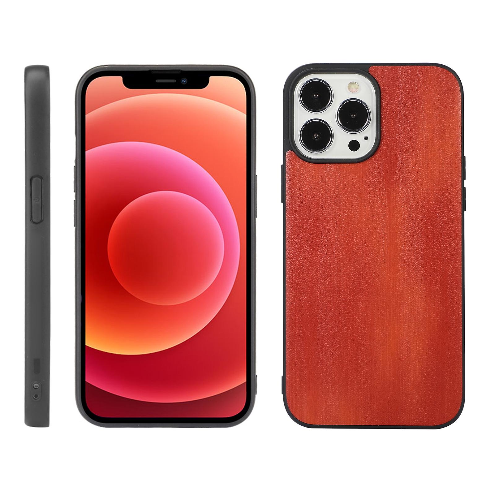 Yellow Cow Texture PU Phone Case For iPhone 12 Pro Max