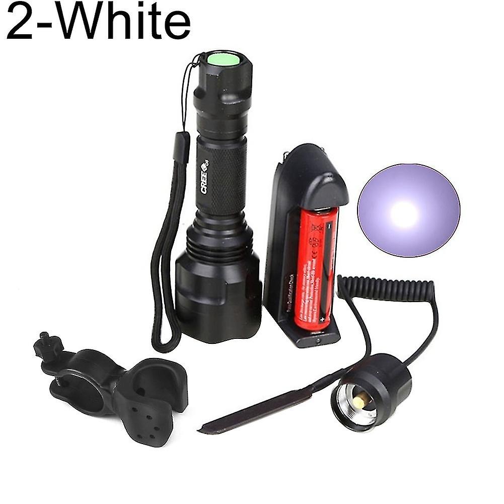Portable Green/white/purple Led Torch Light Hunting Money Checking Flashlights