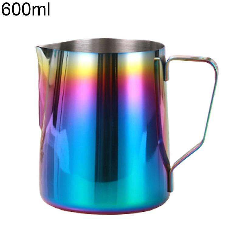 350ml/600ml Stainless Steel Milk Foam Coffee Latte Frothing Pitcher Cup Utensil