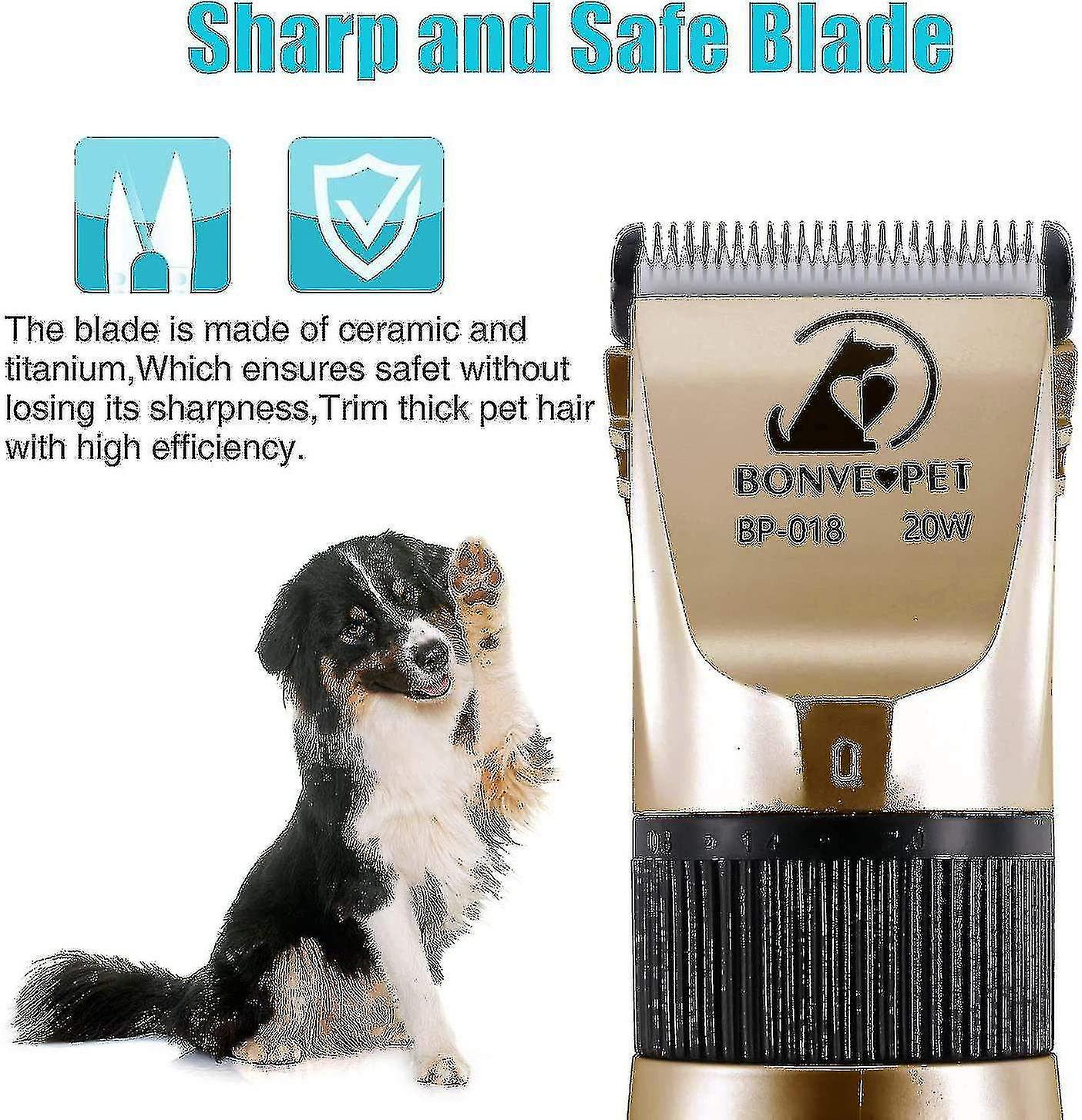 Pet Products Pet Clipper Set, Hair Cleaning, Simple Operation, Continuous Battery Life